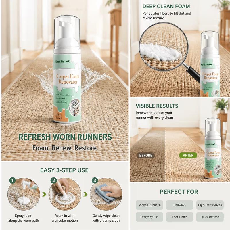 Seat Cleaner Fabric - Halı Köpük Leke Çıkarıcı Susuz Koltuk